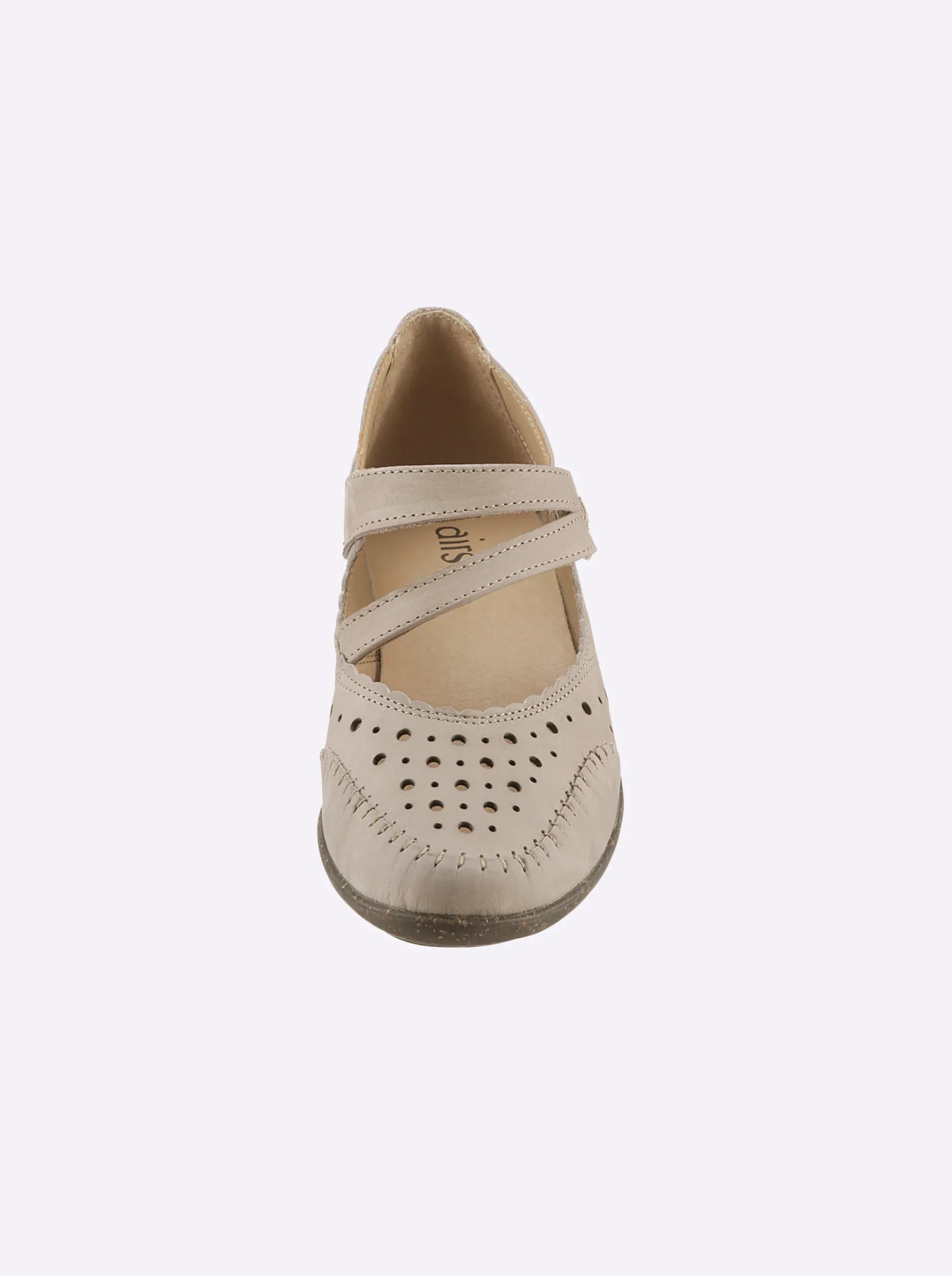 Pumps|airsoft comfort+ Klettschuh taupe