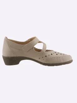 Pumps|airsoft comfort+ Klettschuh taupe