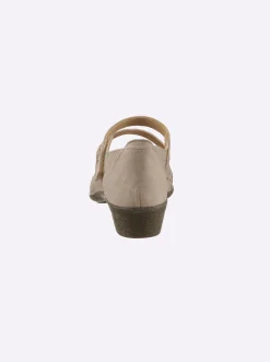 Pumps|airsoft comfort+ Klettschuh taupe