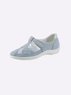 Sneakers & Schnürer|Waldläufer Klettschuh bleu