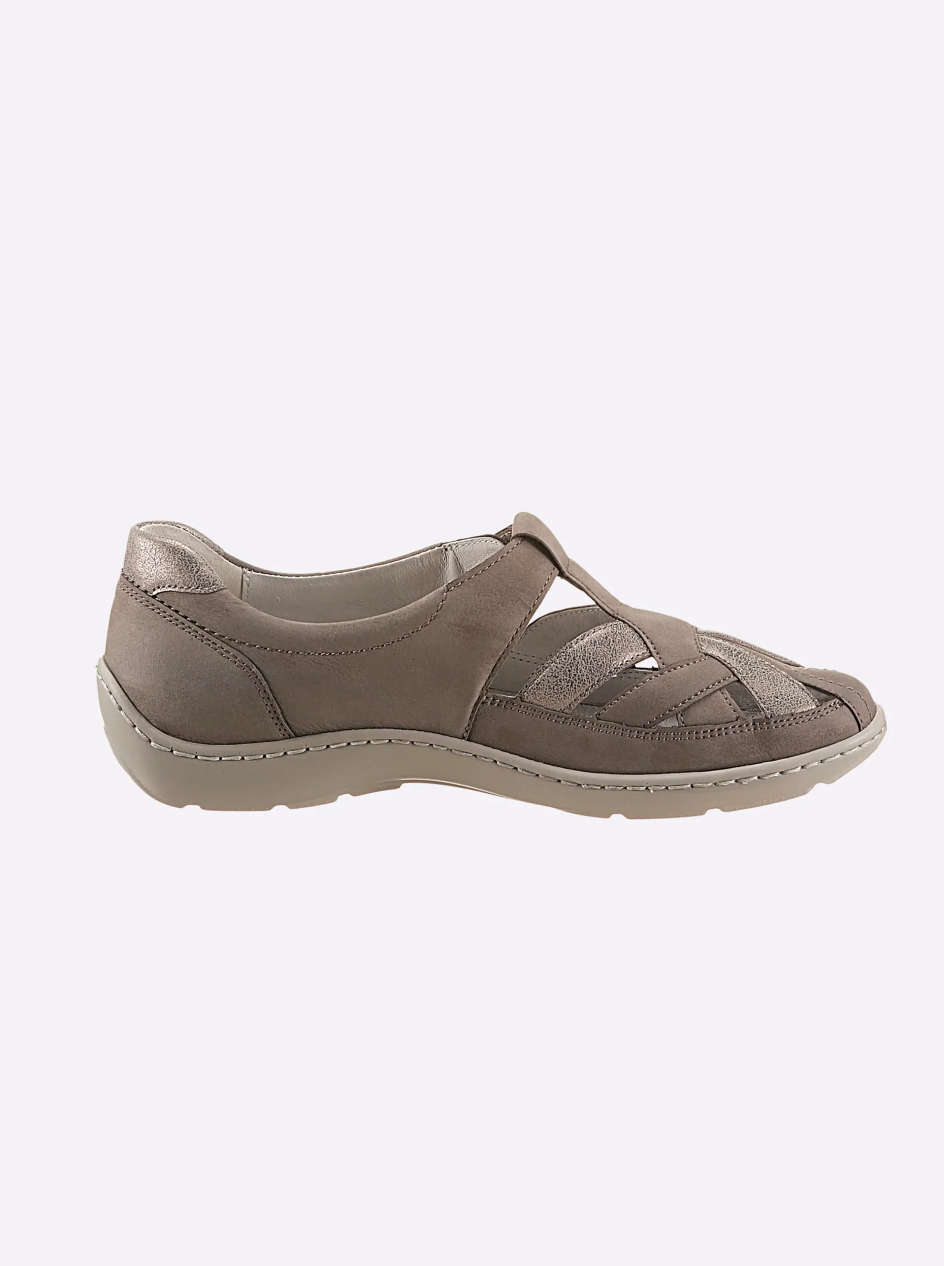 Sneakers & Schnürer|Waldläufer Klettschuh grau