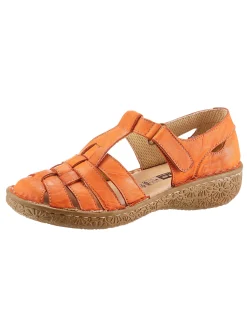 Sandalen & Sandaletten|Loretta Klettschuh orange
