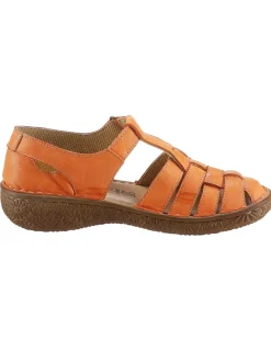 Sandalen & Sandaletten|Loretta Klettschuh orange