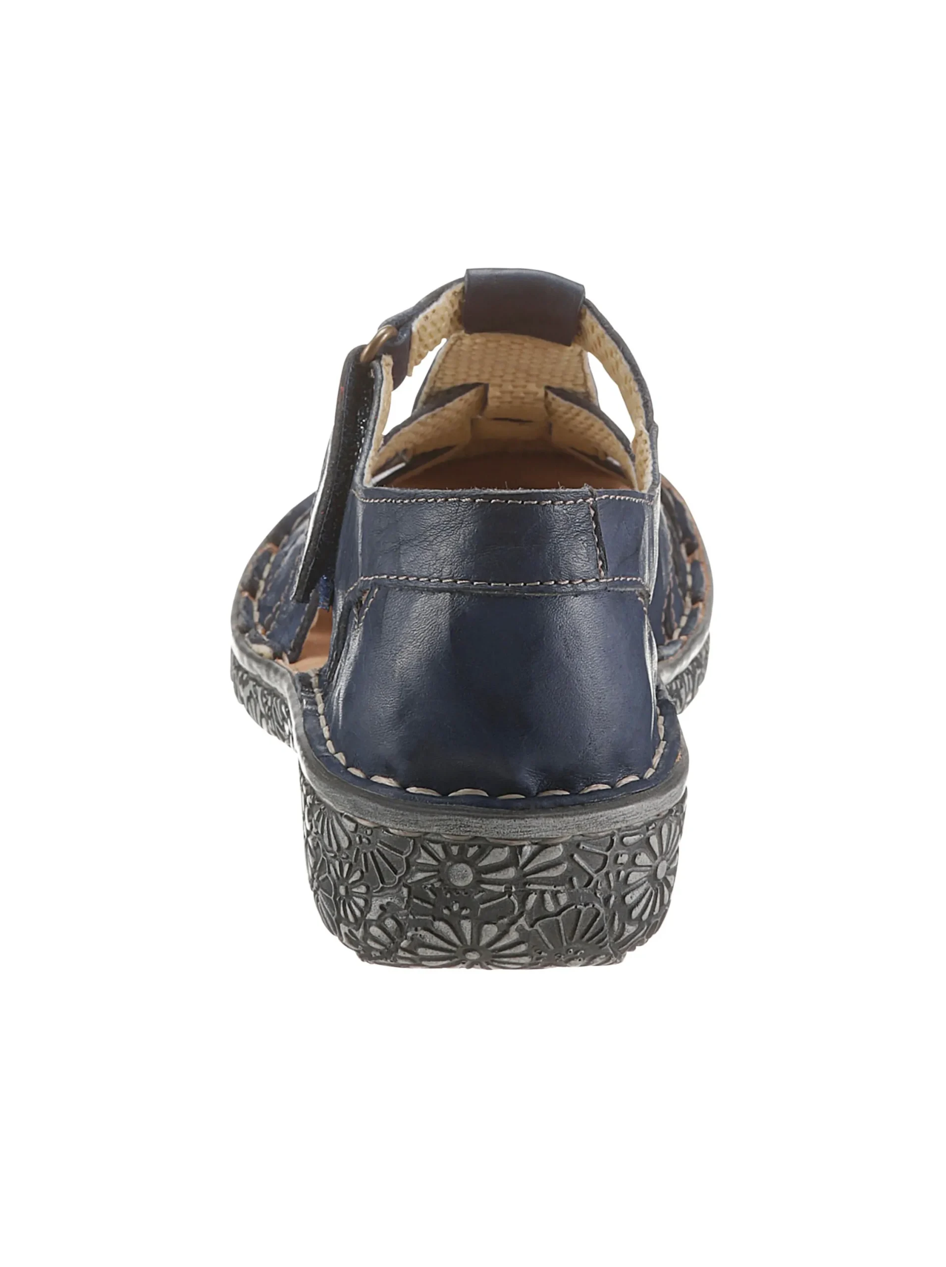 Sandalen & Sandaletten|Loretta Klettschuh jeansblau
