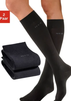 Strümpfe & Socken|H.I.S Kniestrümpfe schwarz