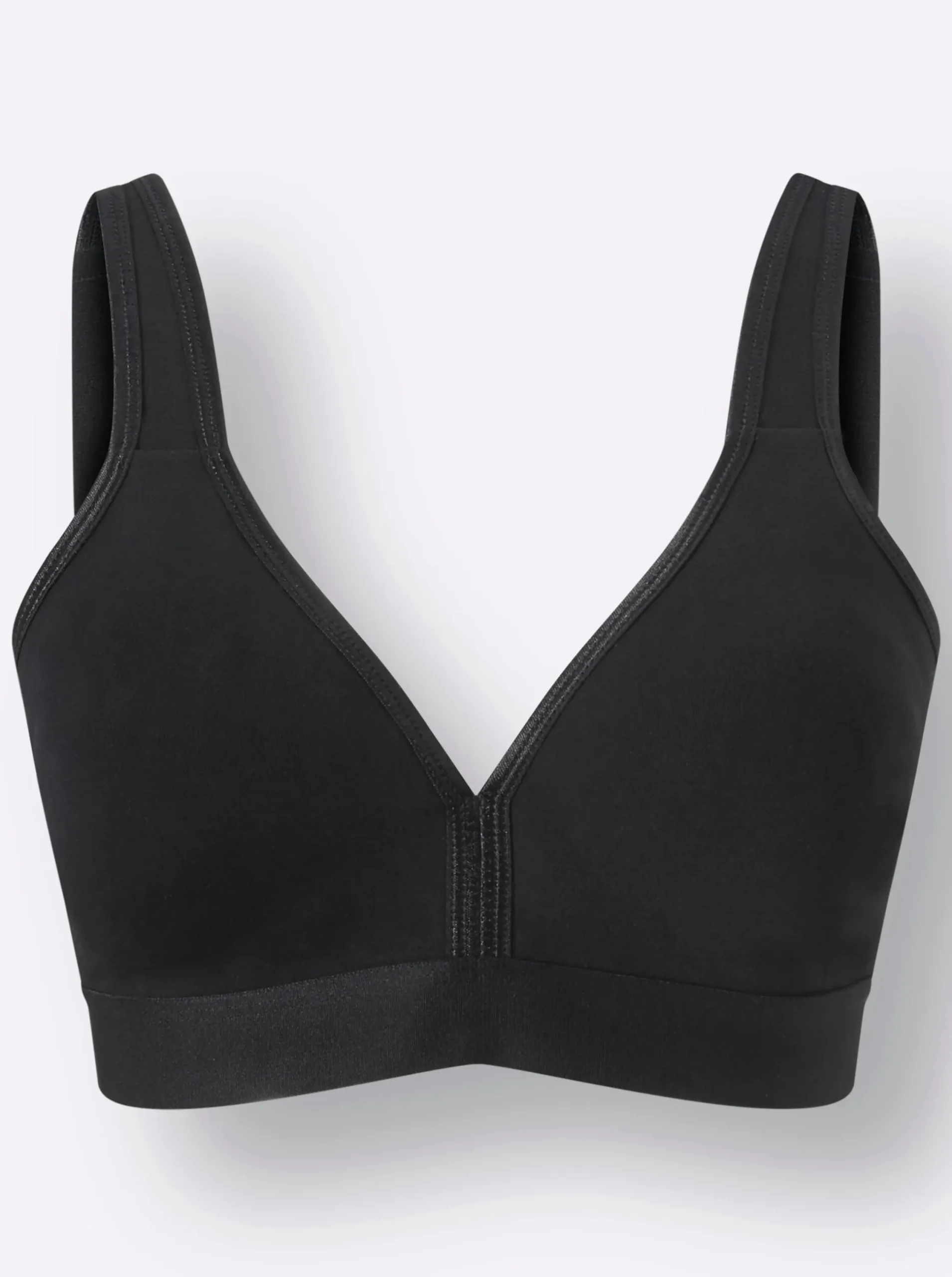 Bhs|Naturana Komfort-BH ohne Bügel schwarz
