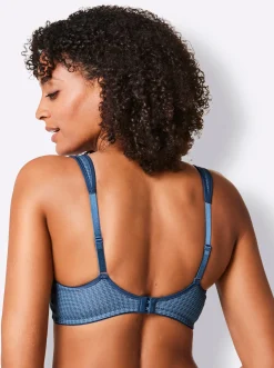 Bhs|wäschepur Komfort-BH ohne Bügel mittelblau-bleu
