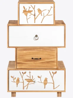 Kommoden|heine home Kommode natur-weiß
