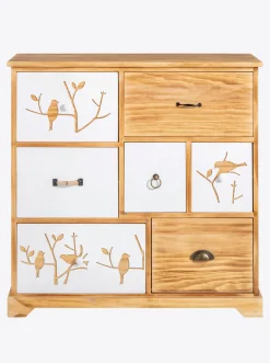 Kommoden|heine home Kommode natur-weiß