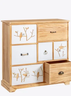 Kommoden|heine home Kommode natur-weiß