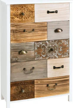 Badmöbel|heine home Kommode weiß-braun