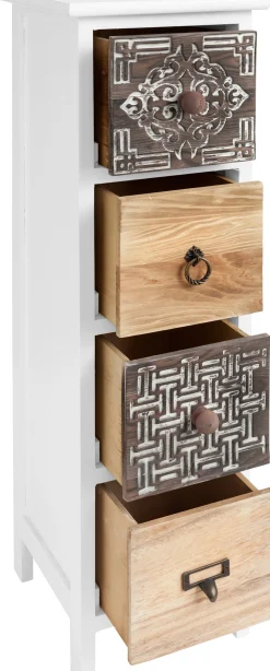 Badmöbel|heine home Kommode weiß-braun