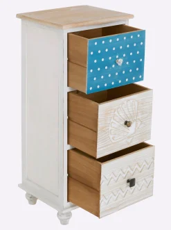 Badmöbel|heine home Kommode weiß-natur