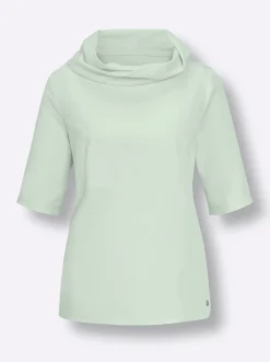 Blusen|CREATION L PREMIUM Kurzarmbluse zartmint