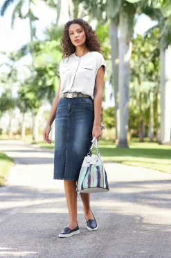 Blusen|heine Kurzarm-Bluse in Oversize-Passform ecru