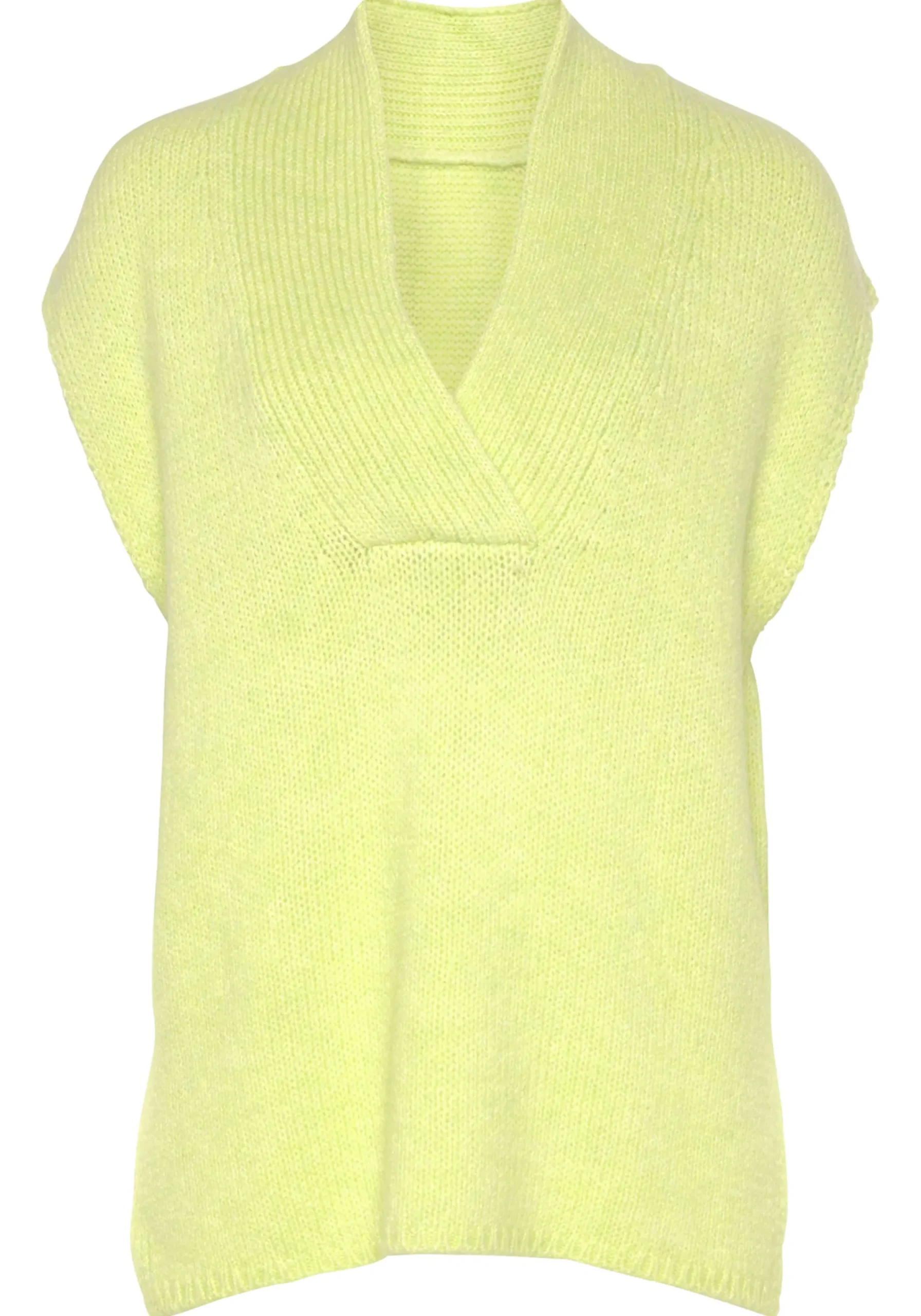 Strandmode|LASCANA Kurzarmpullover limone