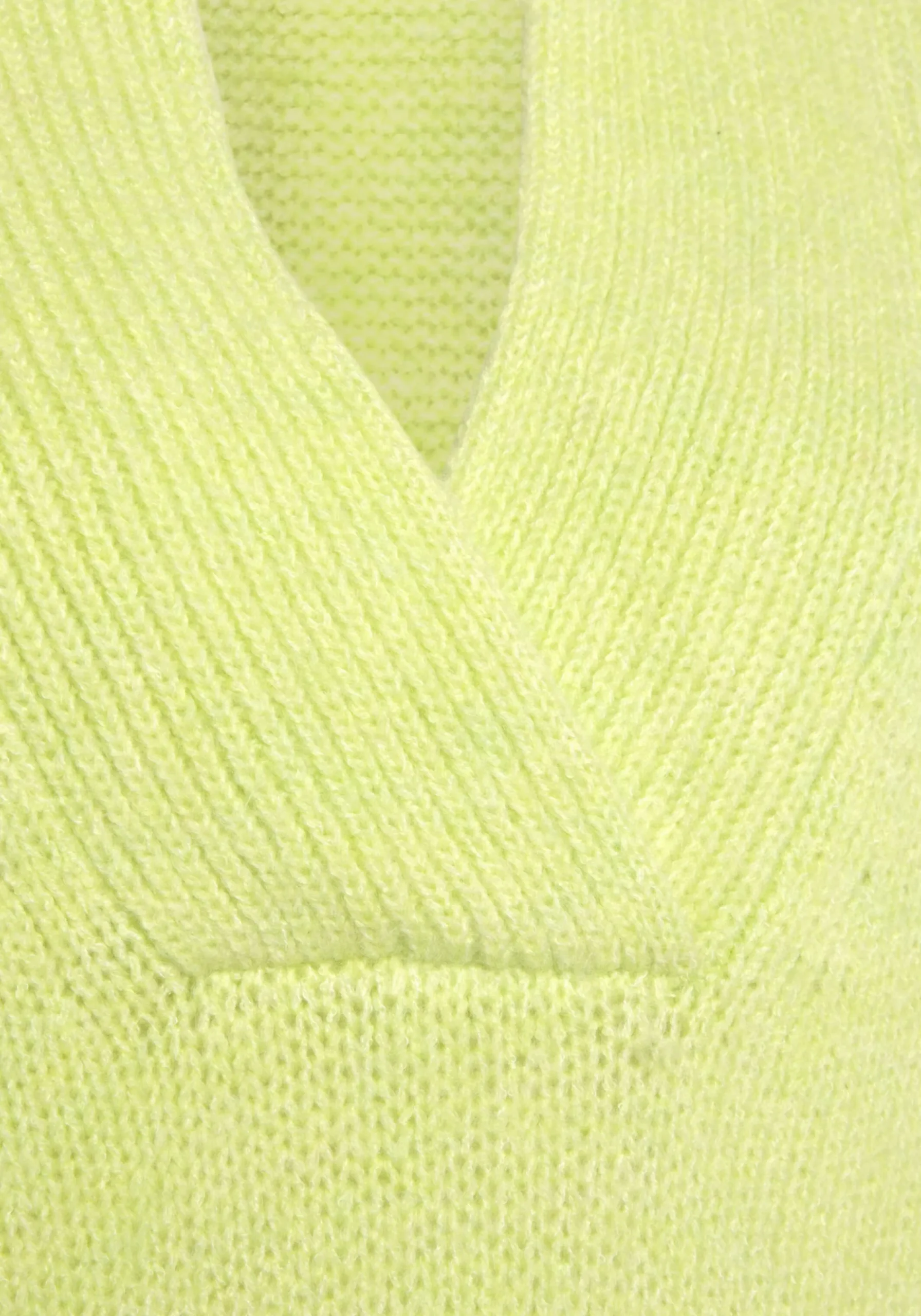 Strandmode|LASCANA Kurzarmpullover limone