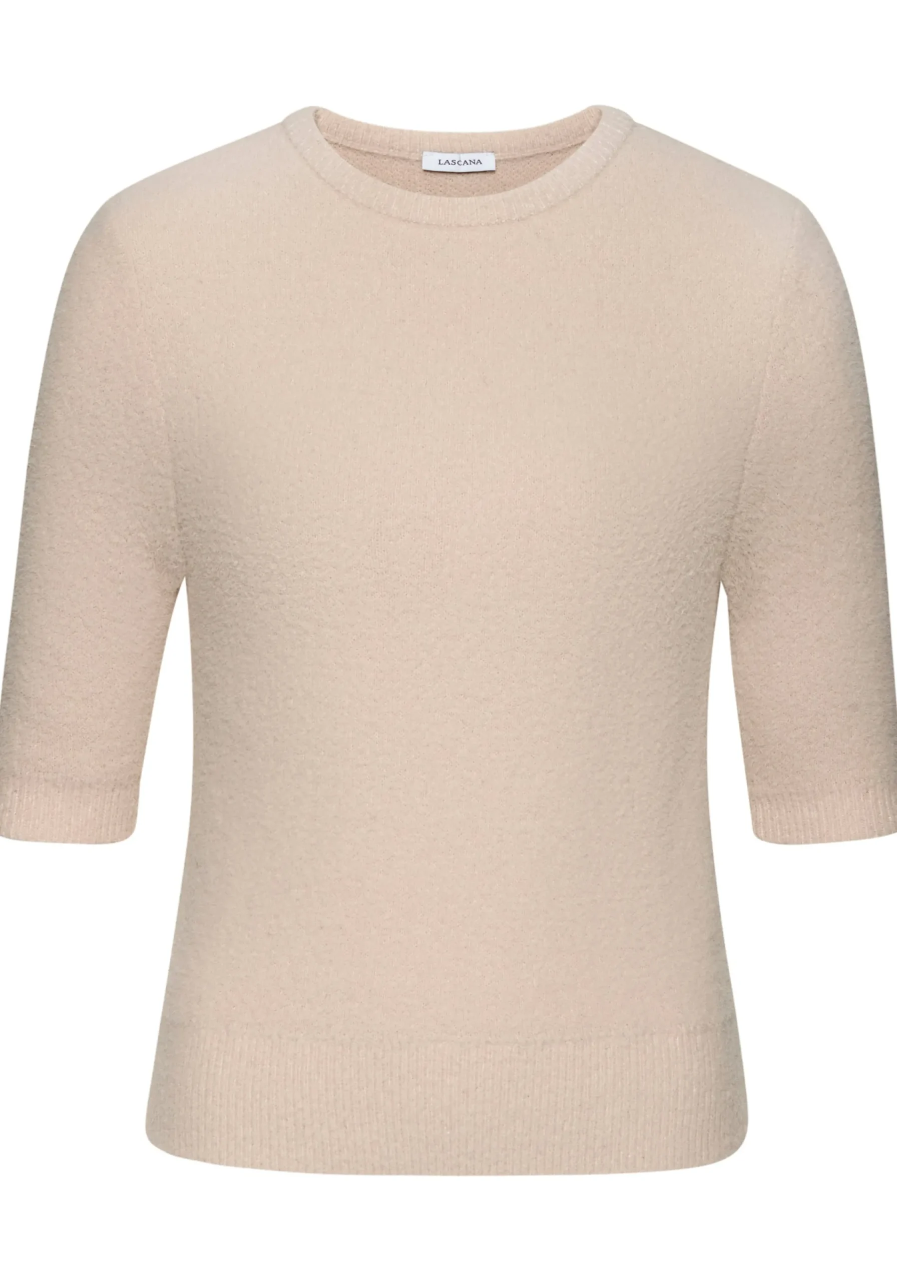 Strandmode|Pullover|LASCANA Kurzarmpullover sand