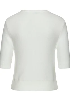 Strandmode|Pullover|LASCANA Kurzarmpullover creme