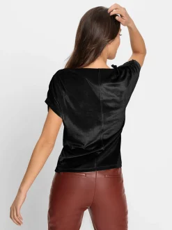 Shirts|heine Kurzarmshirt schwarz