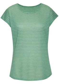 Strandmode|Vivance Kurzarmshirt grün,navy