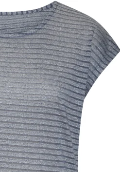 Strandmode|Vivance Kurzarmshirt blau