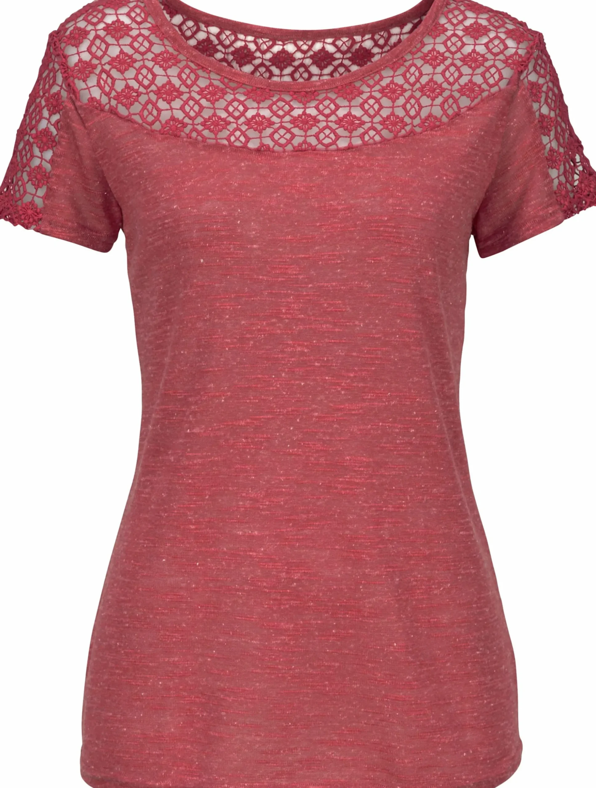 Strandmode|Vivance Kurzarmshirt kupfer