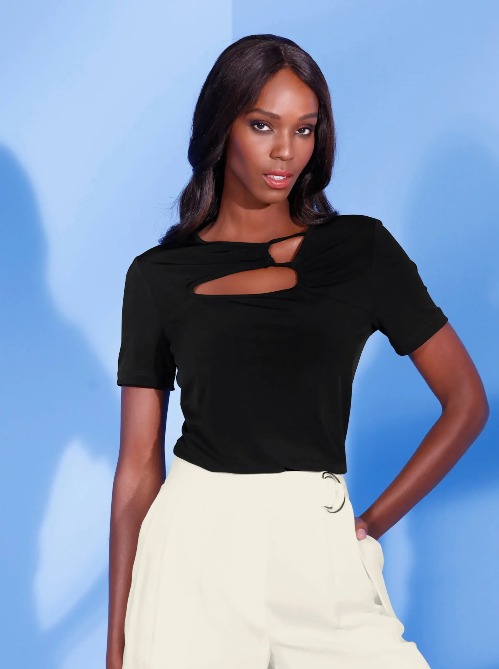 Shirts| Kurzarmshirt schwarz