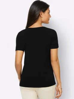 Shirts| Kurzarmshirt schwarz