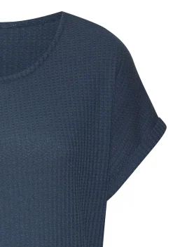 Strandmode|Vivance Kurzarmshirt blau