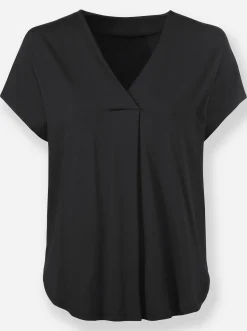 Shirts|heine Kurzarmshirt schwarz