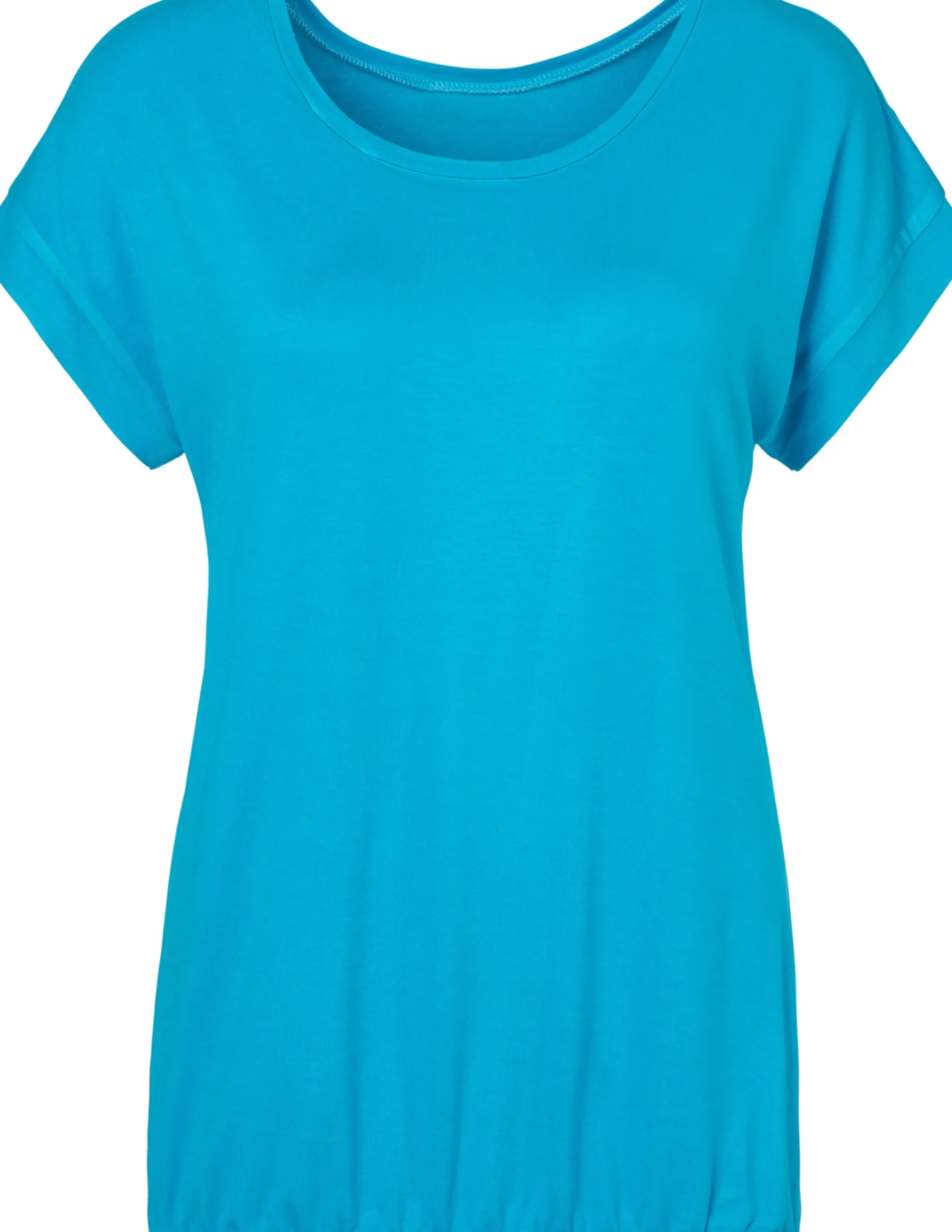 Strandmode|Vivance Kurzarmshirt türkis,navy