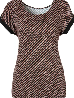 Strandmode|Shirts|Vivance Kurzarmshirt schwarz