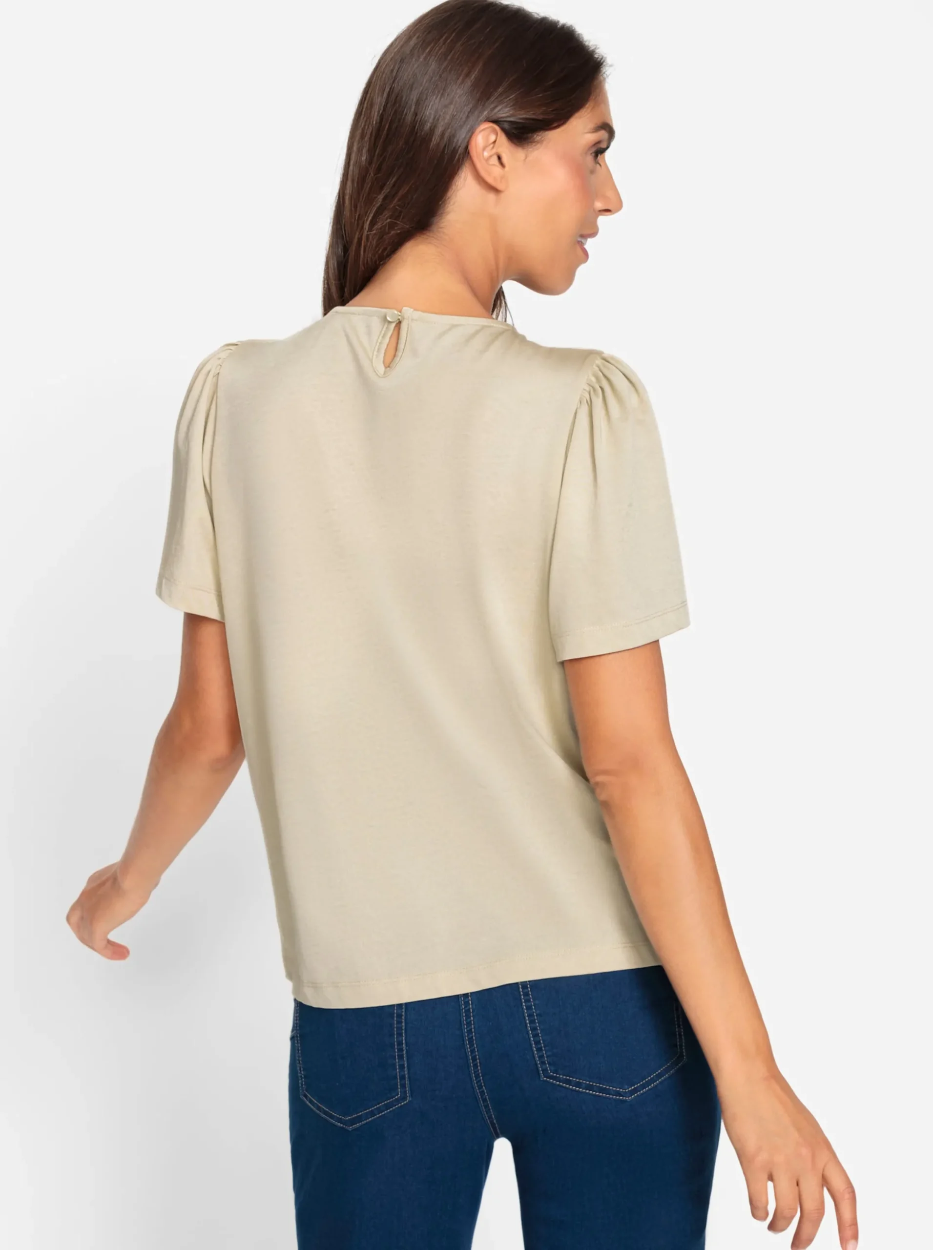 Shirts|heine Kurzarmshirt sand