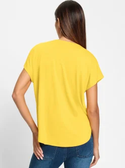 Shirts|heine Kurzarmshirt sonnengelb