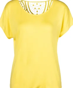 Strandmode|Shirts|Vivance Kurzarmshirt gelb