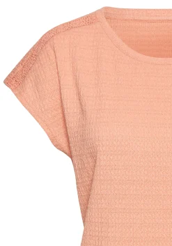 Strandmode|Shirts|Vivance Kurzarmshirt peach