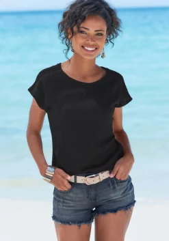 Shirts|Vivance Kurzarmshirt schwarz