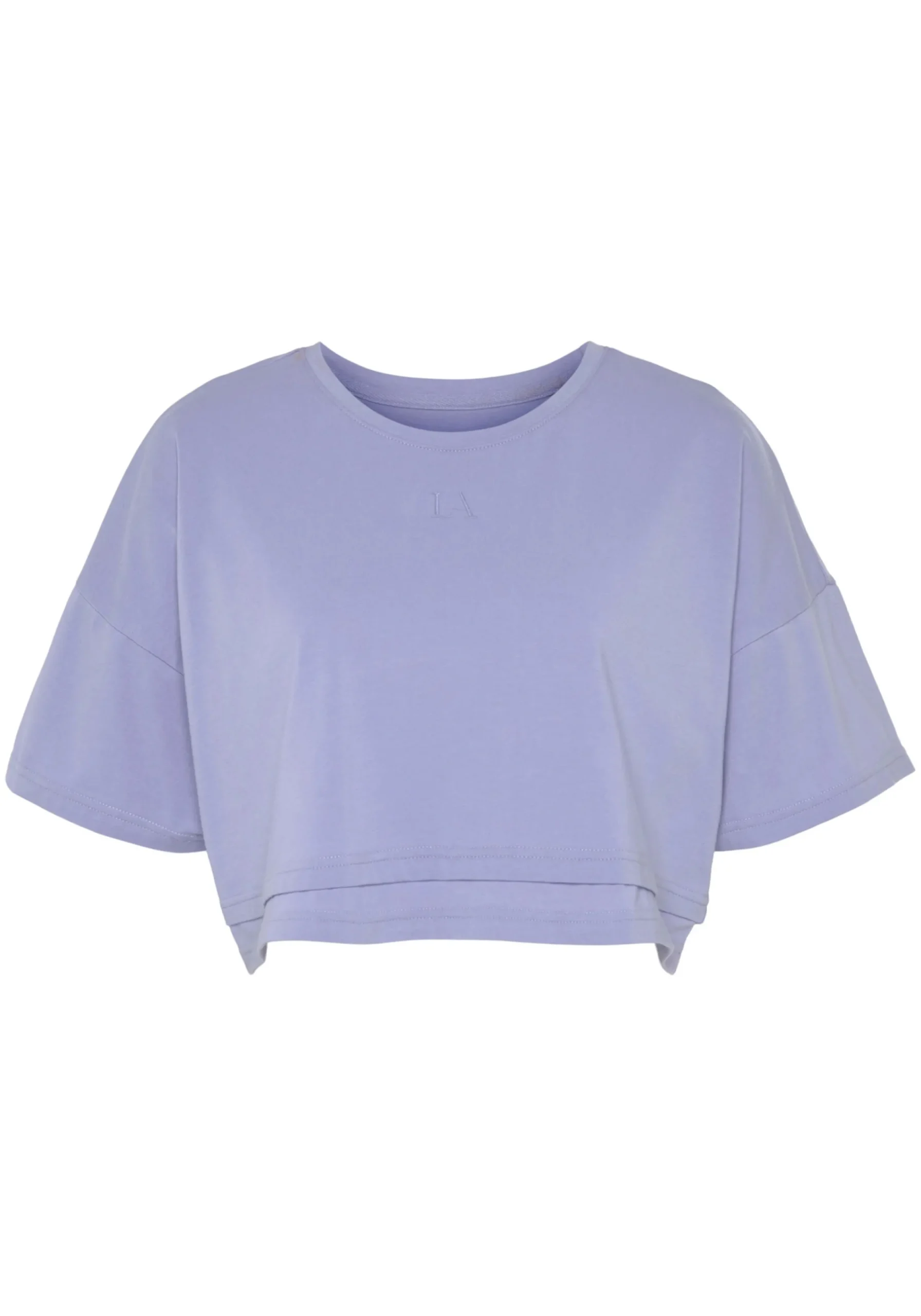 Strandmode|Shirts|LASCANA Kurzarmshirt flieder