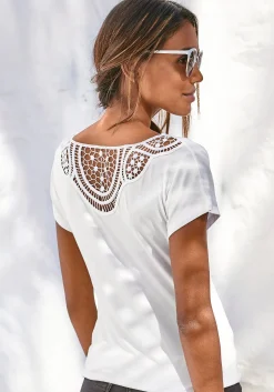 Shirts|Vivance Kurzarmshirt mint,creme