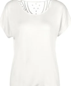 Shirts|Vivance Kurzarmshirt mint,creme