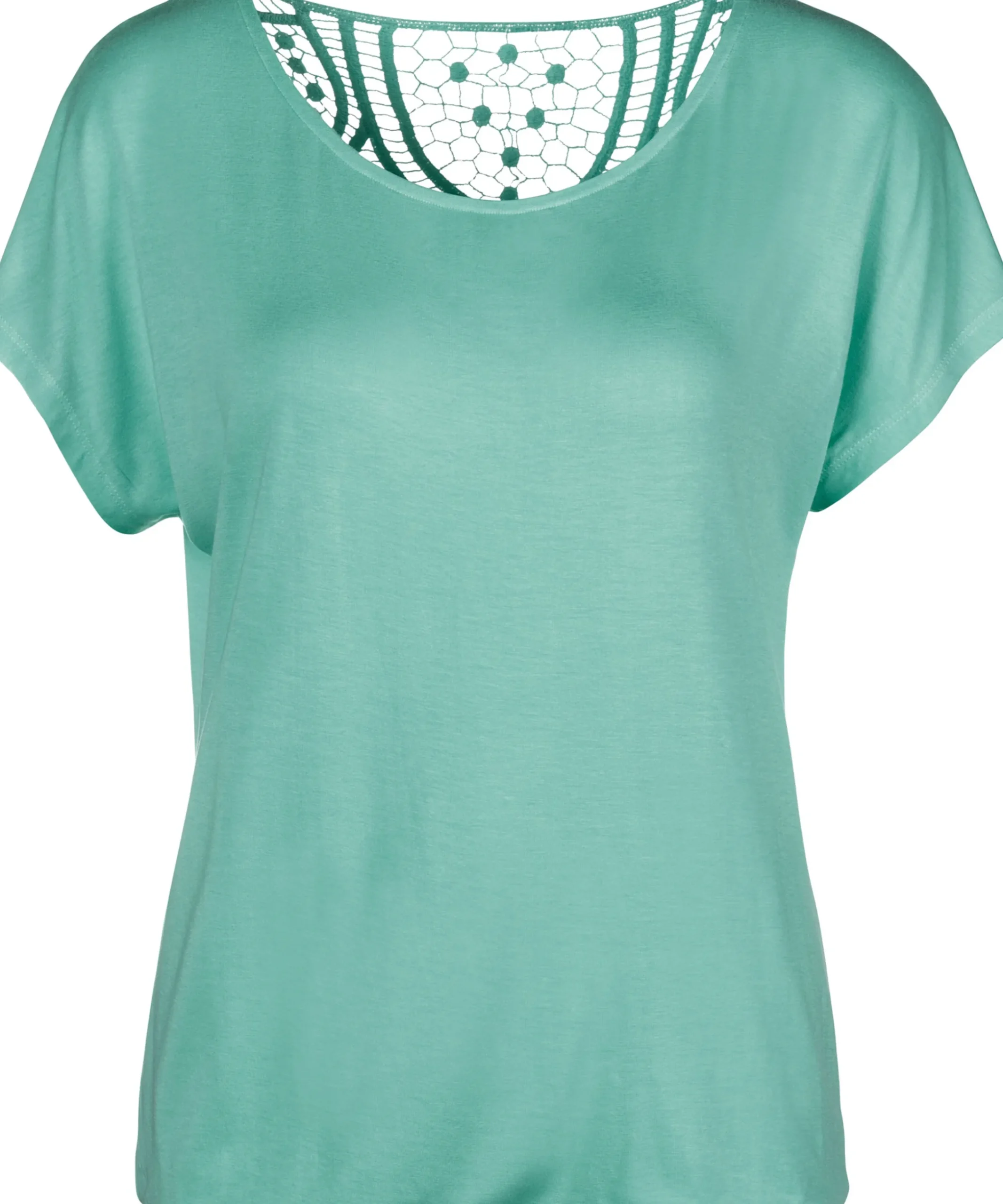 Shirts|Vivance Kurzarmshirt mint,creme