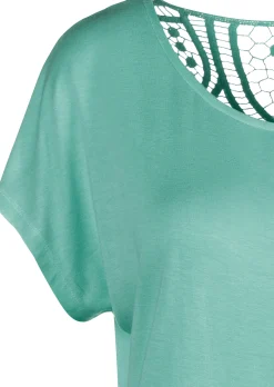Shirts|Vivance Kurzarmshirt mint,creme