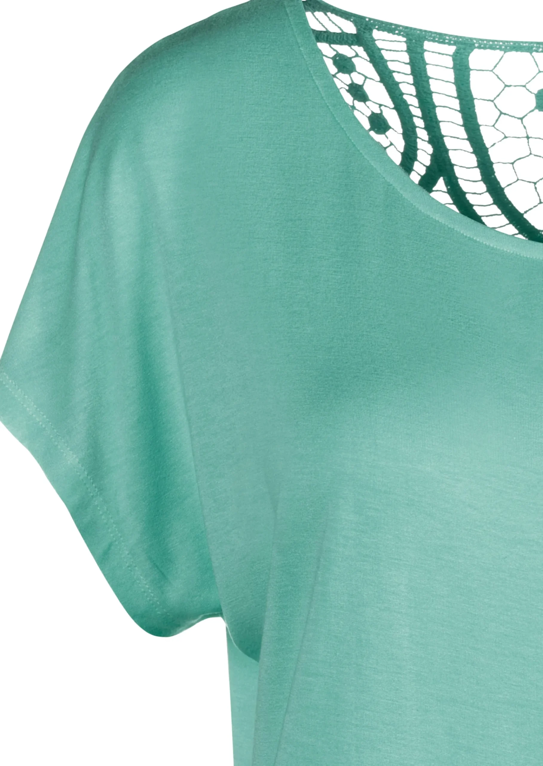 Shirts|Vivance Kurzarmshirt mint,creme