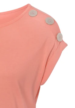 Shirts|Buffalo Kurzarmshirt peach