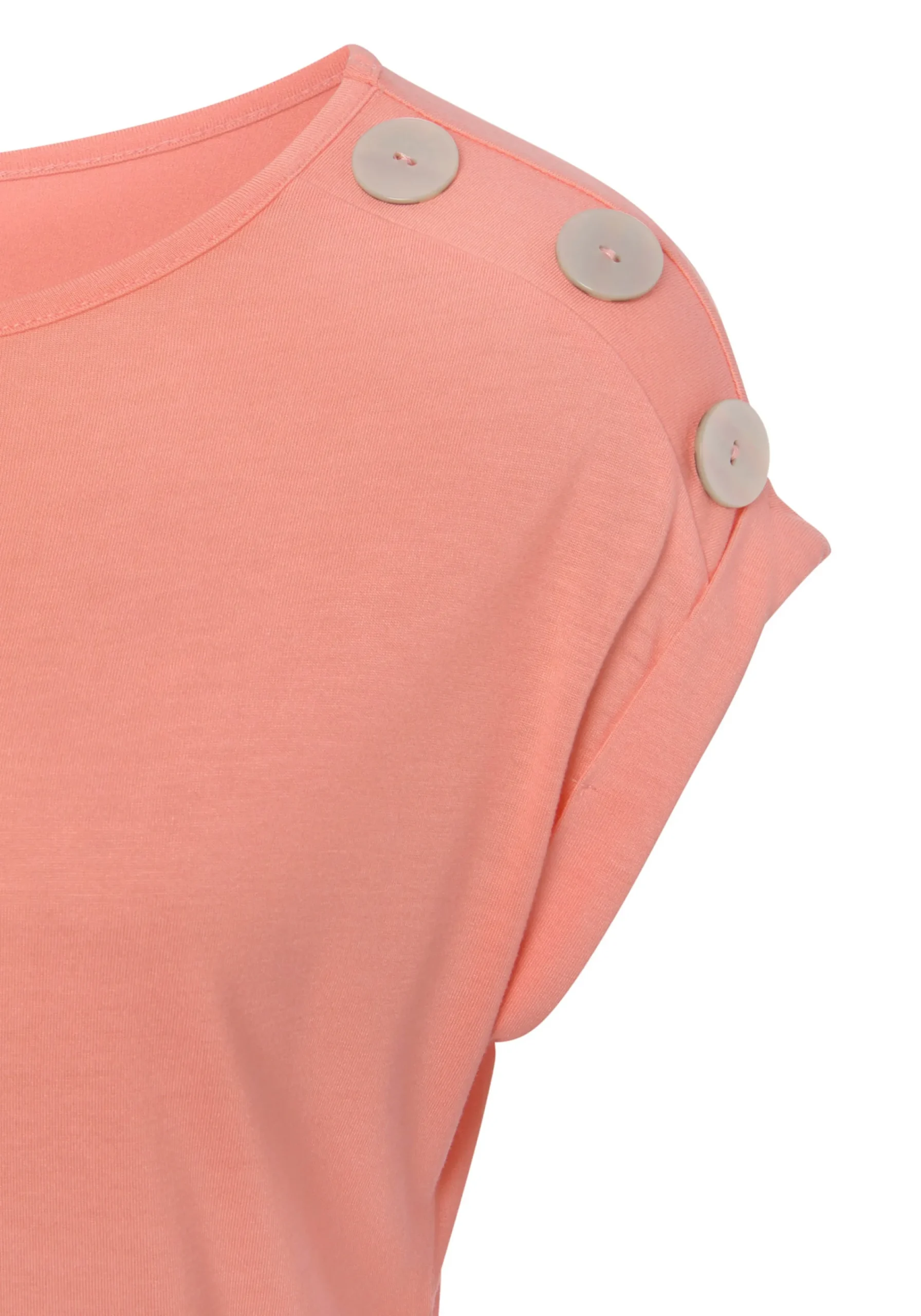 Shirts|Buffalo Kurzarmshirt peach