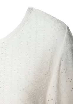 Strandmode|Vivance Kurzarmshirt creme,schwarz