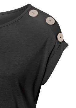 Shirts|Buffalo Kurzarmshirt schwarz