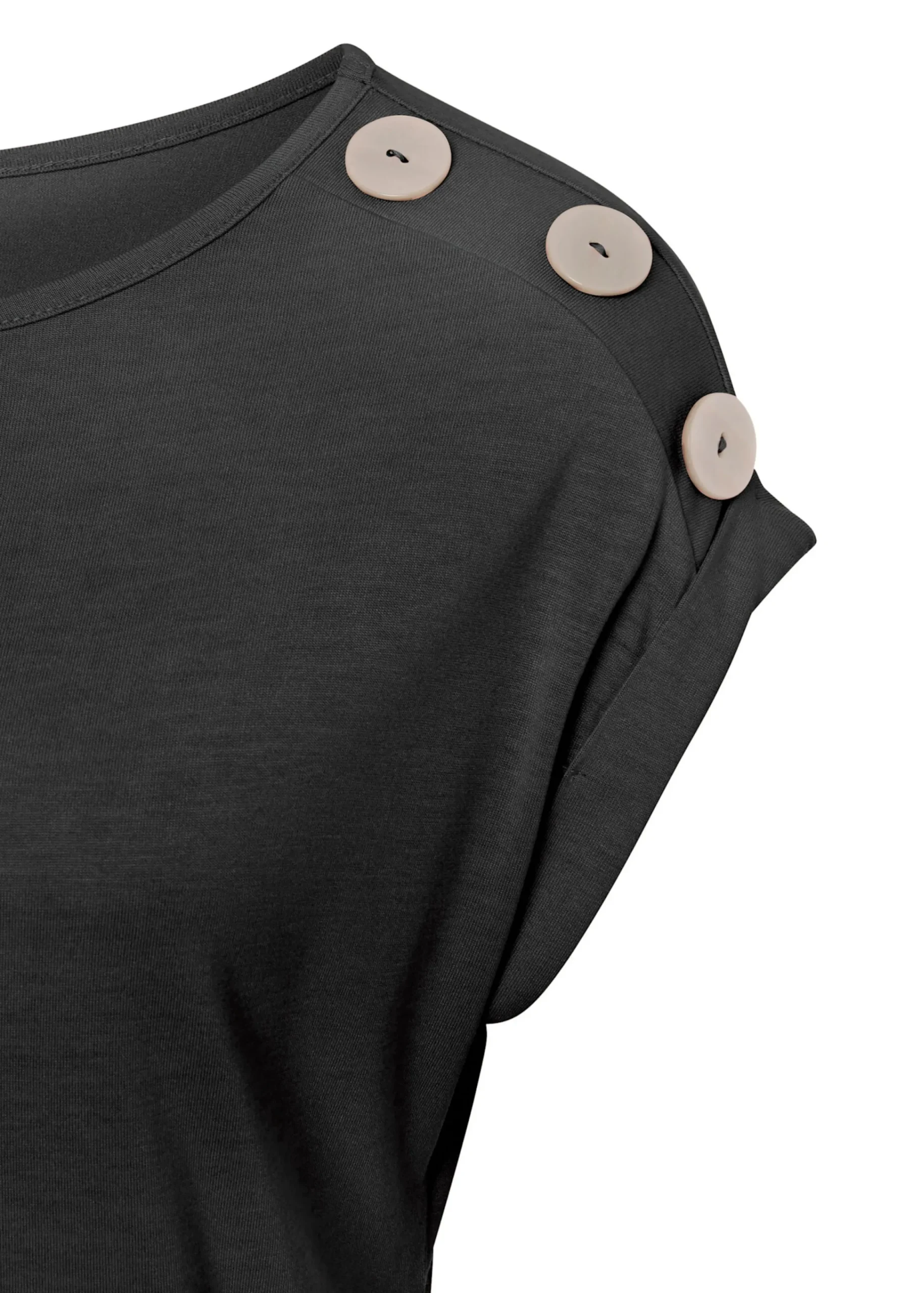 Shirts|Buffalo Kurzarmshirt schwarz