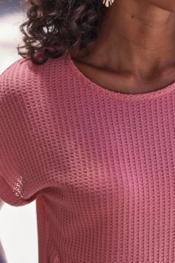 Strandmode|Vivance Kurzarmshirt rose